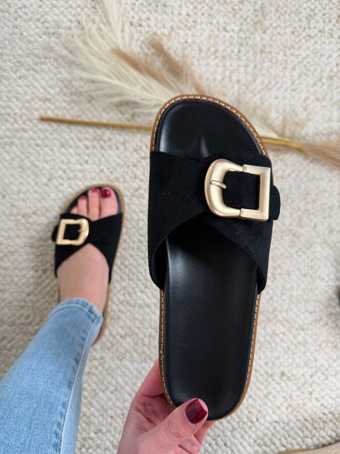 Carine Black Slides · 1