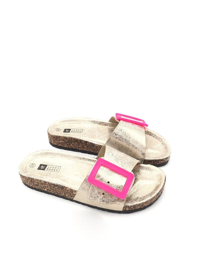 Clasp Gold Slides · 3