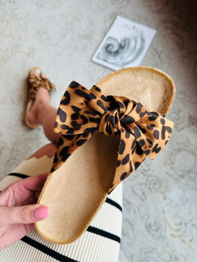 Romi Leopard Slides · 2