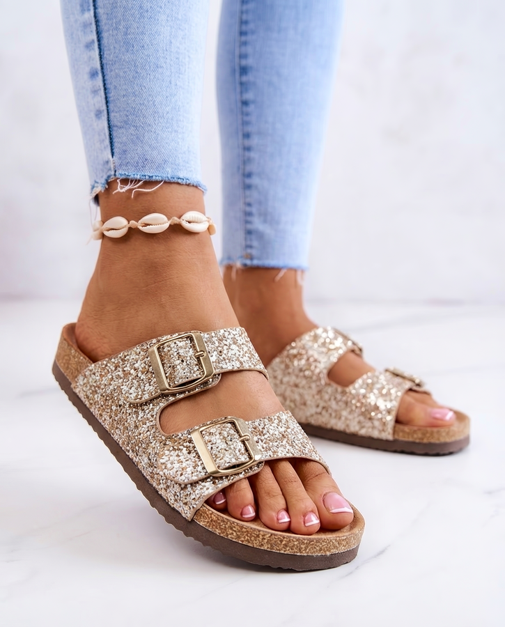 Steffi Gold Slides · 1