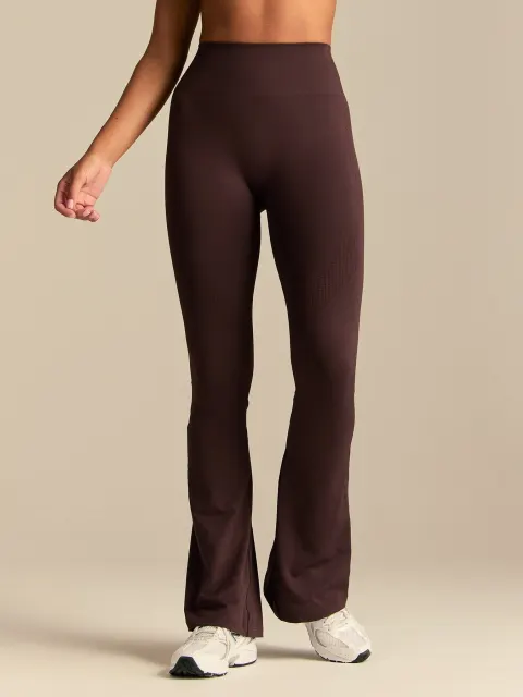 Power High Waist Flared Leggings | Cafe Noir