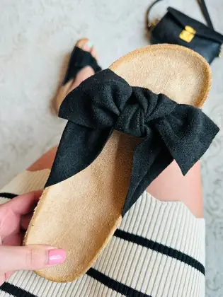 Romi Black Slides